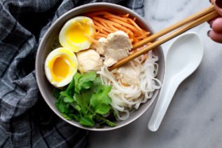 miso chicken noodle soup