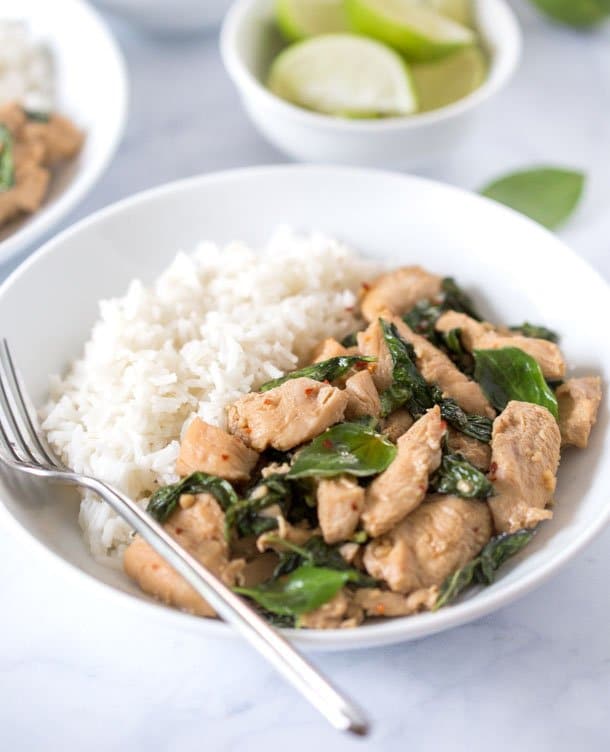Thai basil chicken