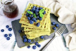 matcha green tea waffles Matcha Green Tea Waffles